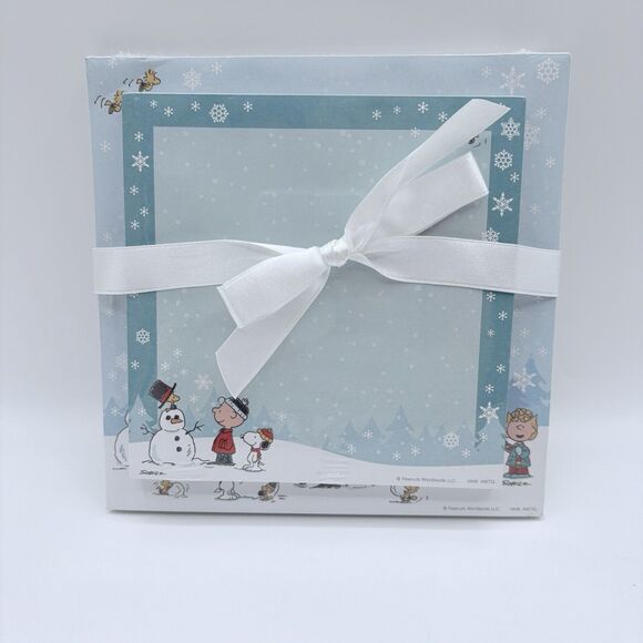 NEW Hallmark "Peanuts" Memo Note Pad Set Charlie Brown Snoopy Stationary - Picture 1 of 4